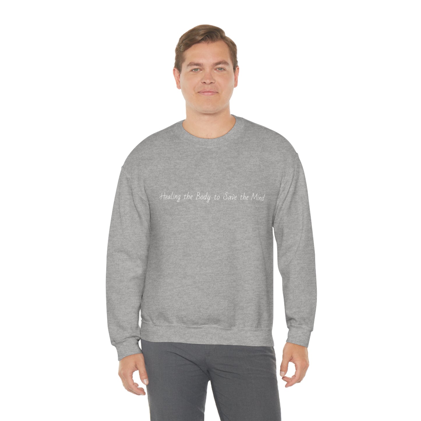 Crewneck Barbell Saves Sweatshirt