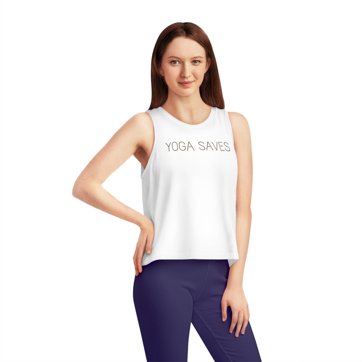 Yoga Saves Women's Dancer Cropped Tank Top