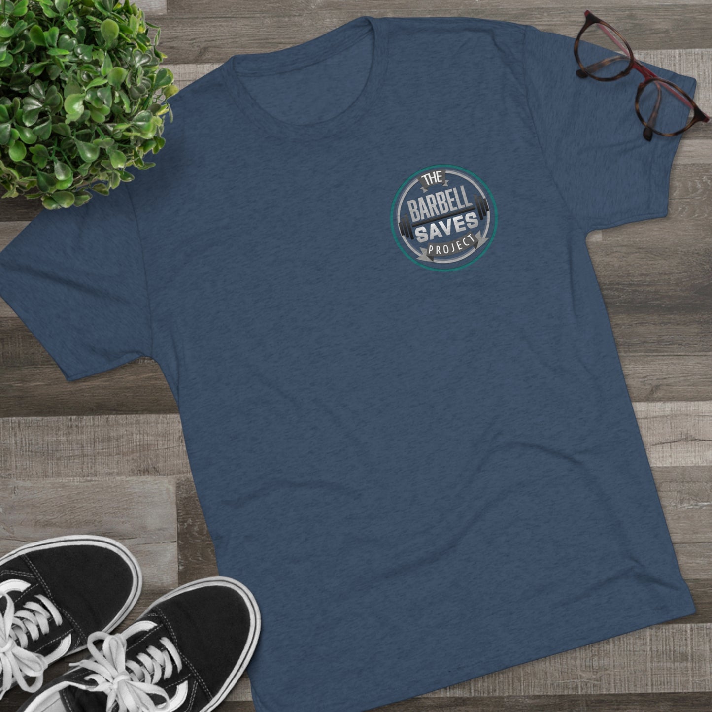 Barbell Saves TriBlend Tee