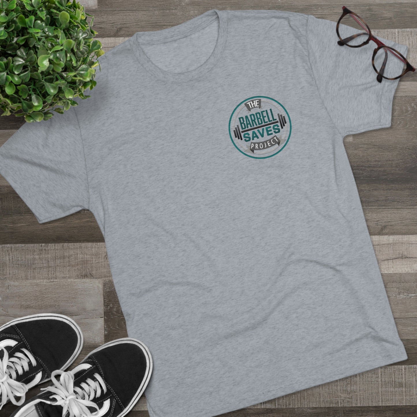 Barbell Saves TriBlend Tee