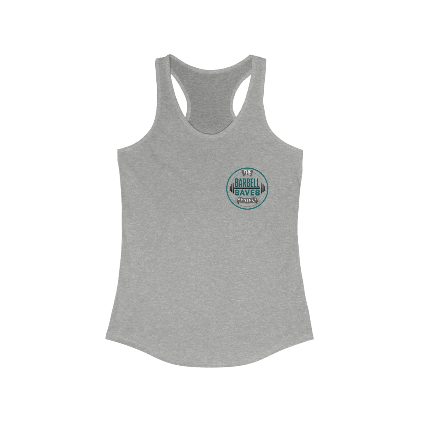 Barbell Saves Racerback Tank