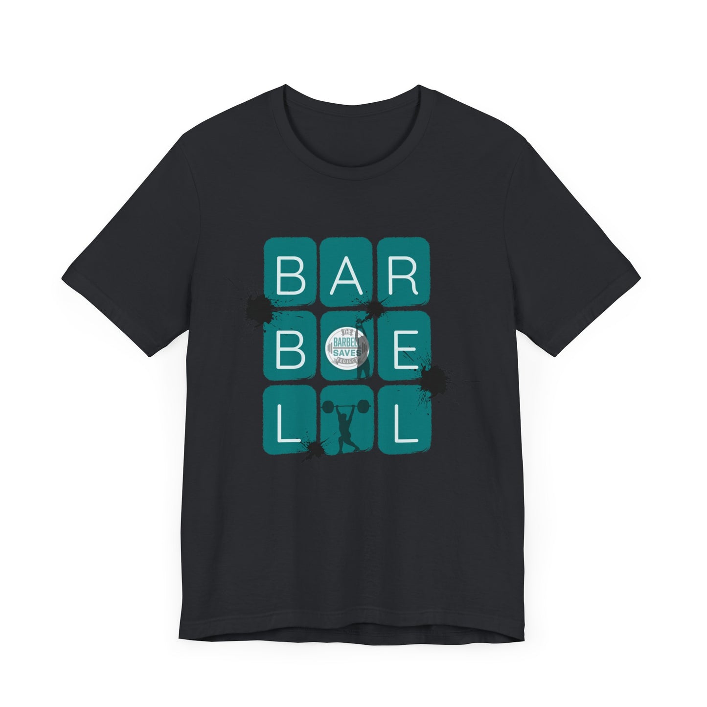 Barbell Block Tee