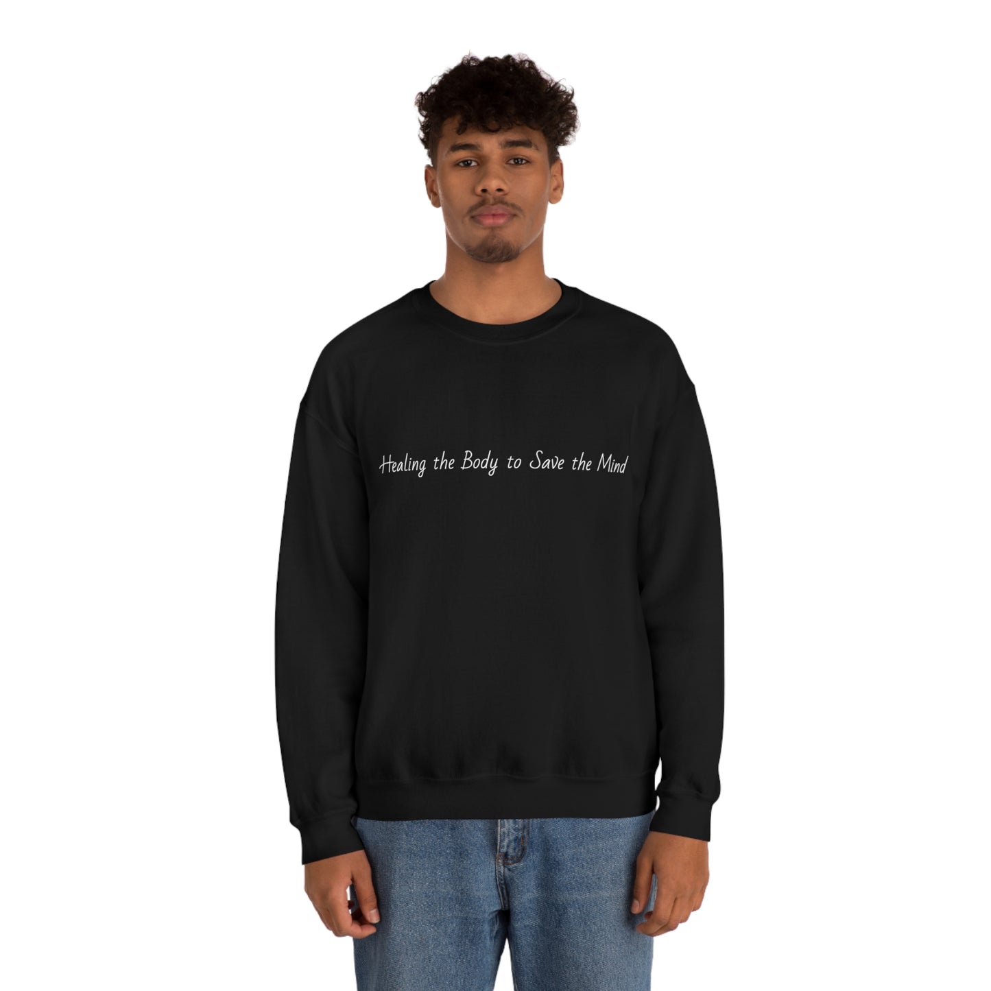 Crewneck Barbell Saves Sweatshirt