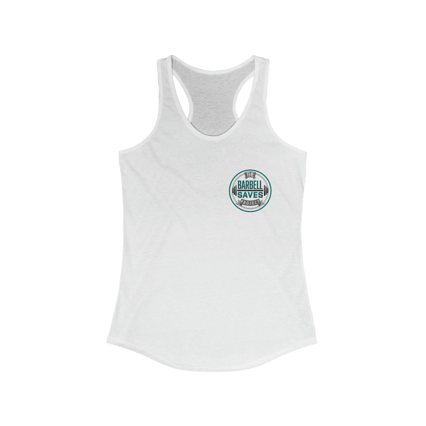 Barbell Saves Racerback Tank