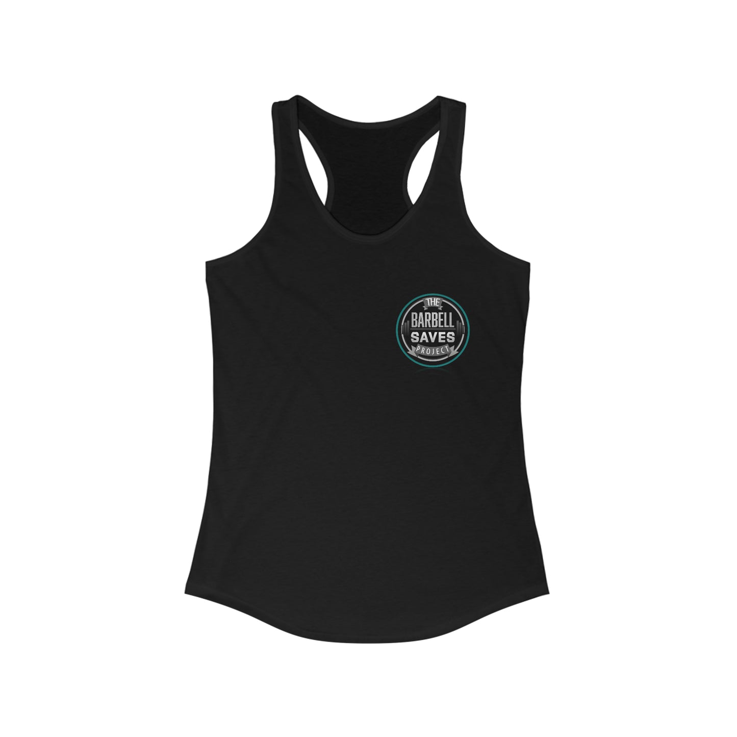 Barbell Saves Racerback Tank