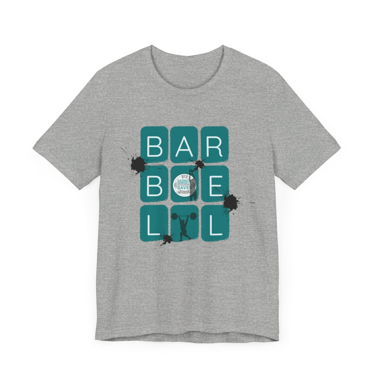 Barbell Block Tee