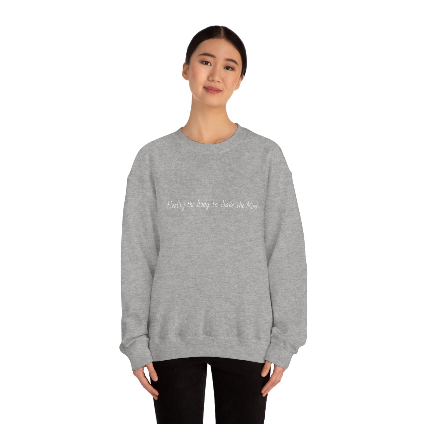 Crewneck Barbell Saves Sweatshirt