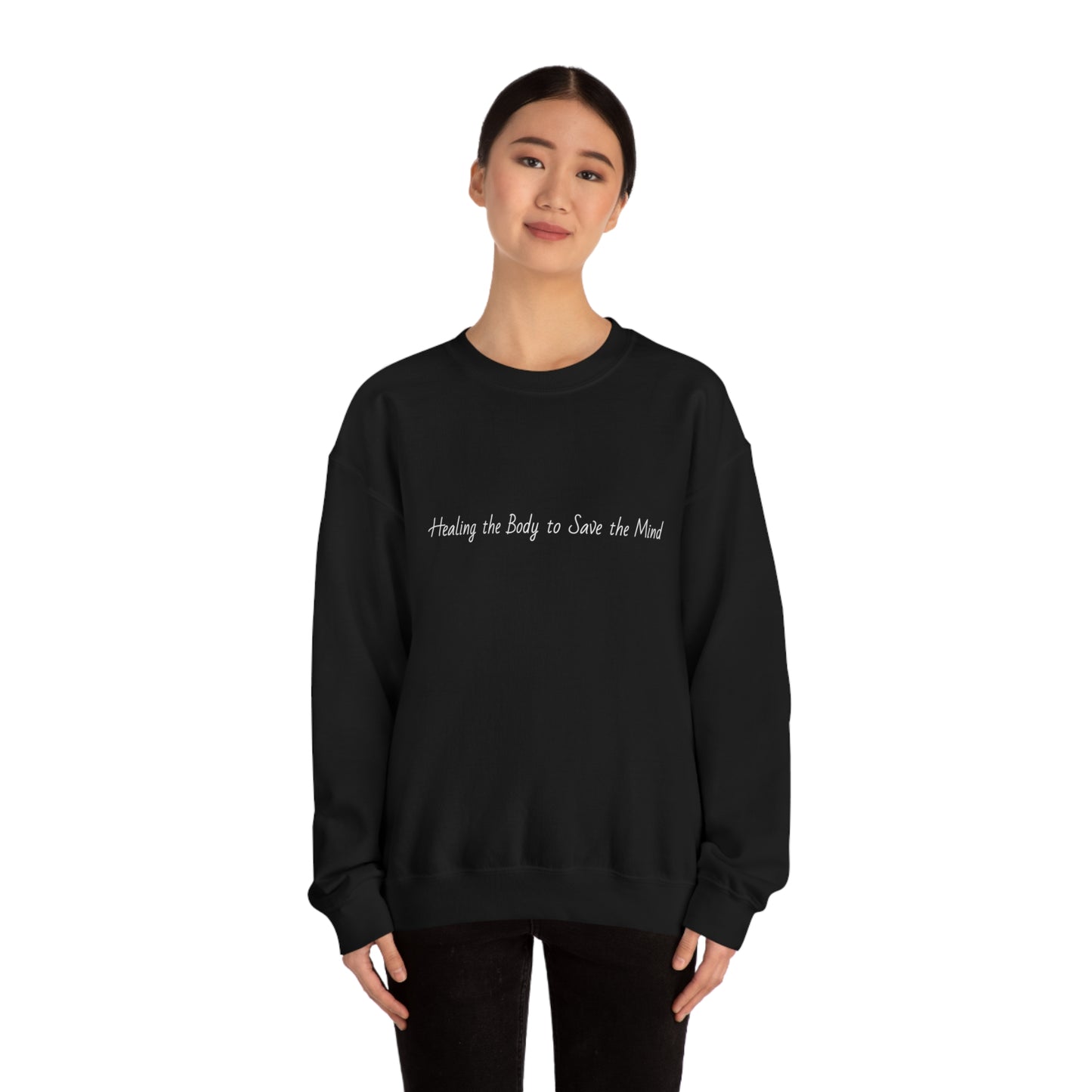 Crewneck Barbell Saves Sweatshirt