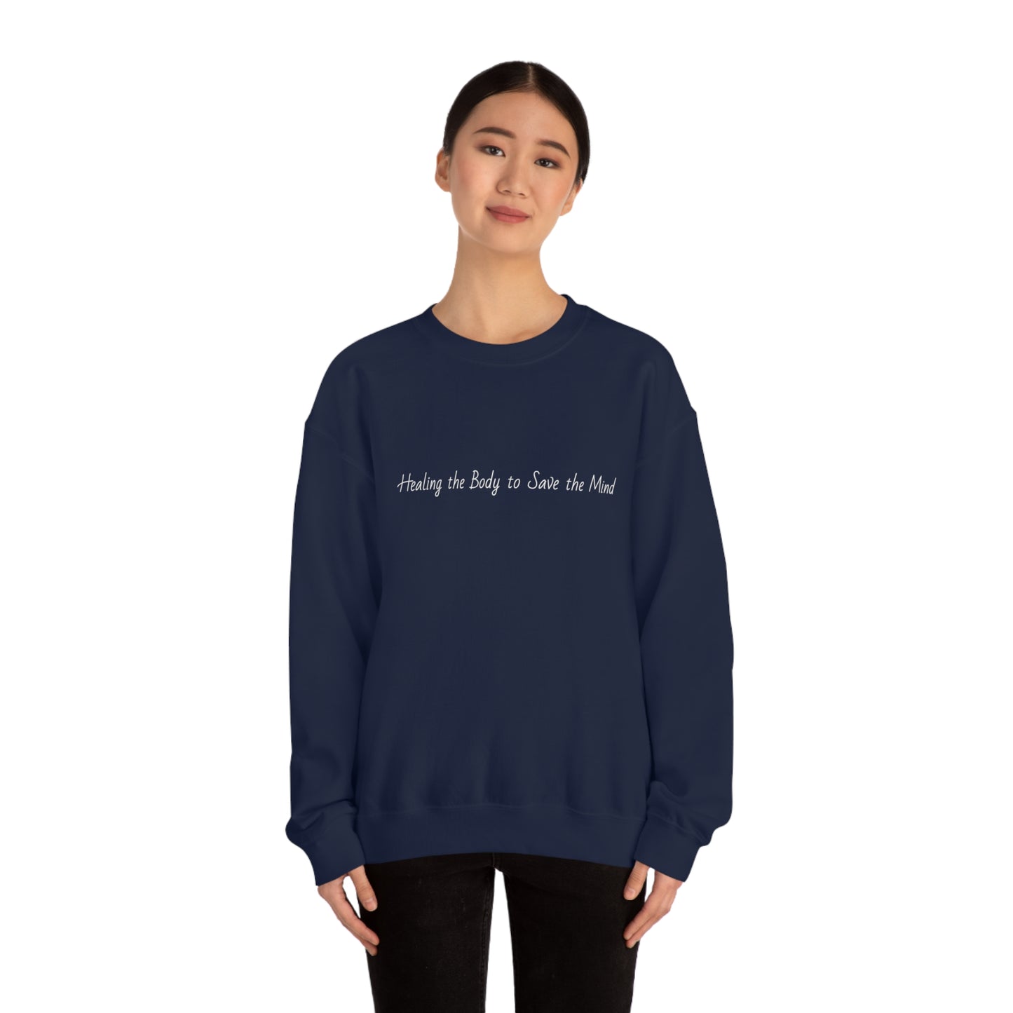 Crewneck Barbell Saves Sweatshirt